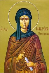 1 серпня – Преподобних Макрини і Дія