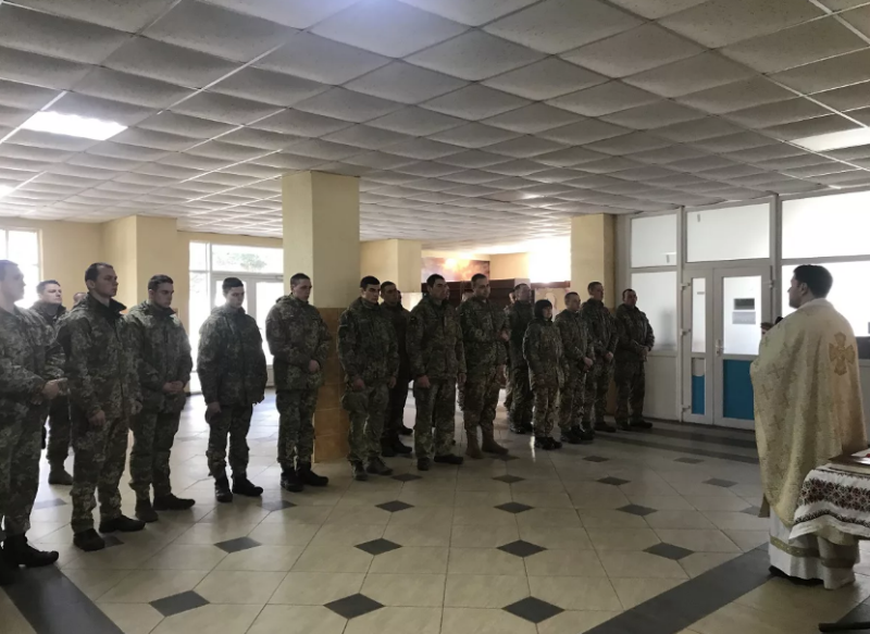 Недільна молитва на Яворівському полігоні