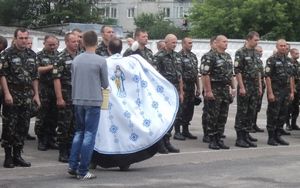Священик УГКЦ благословив військових на миротворчу місію в Ліберію