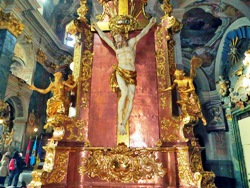 Розп’яття 1616 р. повернулося, після реставрації, до Гарнізонного храму Львова