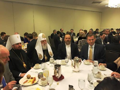 Патріарх Філарет взяв участь у 63-му Національному молитовному сніданку у США.(ФОТО) Патріарх Філарет взяв участь у 63-му Національному молитовному сніданку у США.(ФОТО)