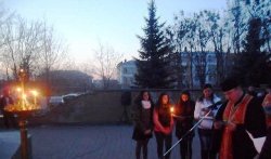 У Полтава греко-католики провели Хресну дорогу просто неба