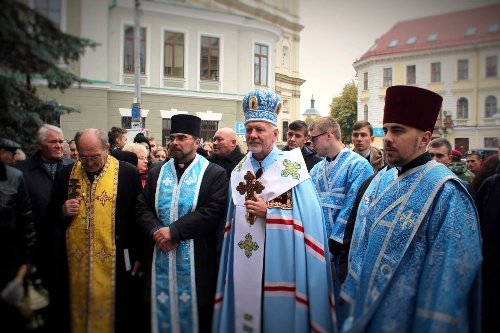 У Франківську вшанували медика Ярослава Чомка, що загинув на сході.(ФОТО)