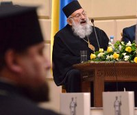 Свою книгу про борця за неподільність церкви митрополита Андрея представив Любомир (Гузар)