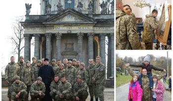 Участь у прощі з нагоди Дня молитви за сиріт взяли курсанти Академії сухопутних військ.(ФОТО)