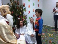 Дітей-переселенців відвідав святий Миколай.(ФОТО)