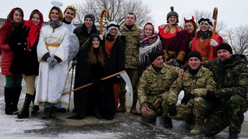 Студенти УКУ перебувають із вертепом на Сході України.(ФОТО)