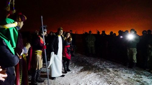 Студенти УКУ перебувають із вертепом на Сході України.(ФОТО)