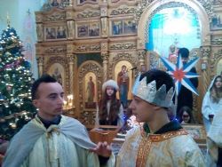 Над Донецьком засіяла Різдвяна Зірка