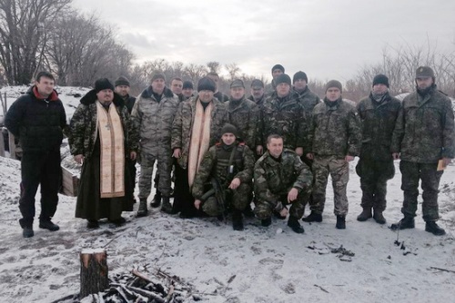 Різдвяні свята в зоні АТО провели священики-капелани з Тернопільщини