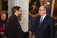 Патріарх Святослав зустрівся з Альбертом II, Принцом Монако