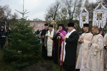 У Бродах посадили «алею миру» та вшанували жертв більшовицьких репресій
