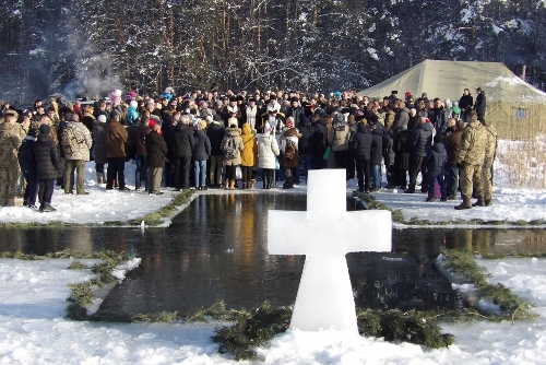 Як Військовослужбовці відзначили Водохреща.(ФОТО) Як Військовослужбовці відзначили Водохреща.(ФОТО)