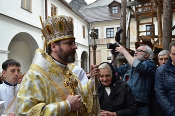 Патріарх Святослав відкрив Двері Божого милосердя у Свято-Успенській Унівській лаврі.(ФОТО)