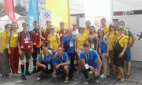 На Світовому Дні Молоді у Кракові приймає участь українська молодь.(ФОТО) На Світовому Дні Молоді у Кракові приймає участь українська молодь.(ФОТО)