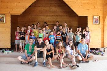 На Донеччині капелани разом зі студентами провели табір для дітей.(ФОТО)