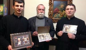 Львів: гарнізонному храму подаровано колекцію марок, присвячених загиблим воїнам, патріарху Йосипу Сліпому та митрополиту Володимиру Стернюку