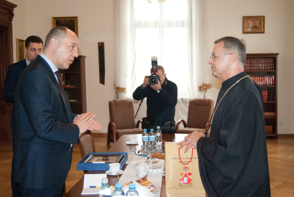 У Перемишлі Архиєпископ Євген Попович з головою ВРУ