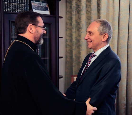 Блаженніший Святослав зустрівся зі звільненим з полону українським вченим (ВІДЕО)