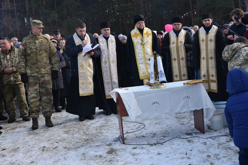 Йорданське водосвяття на військовому полігоні