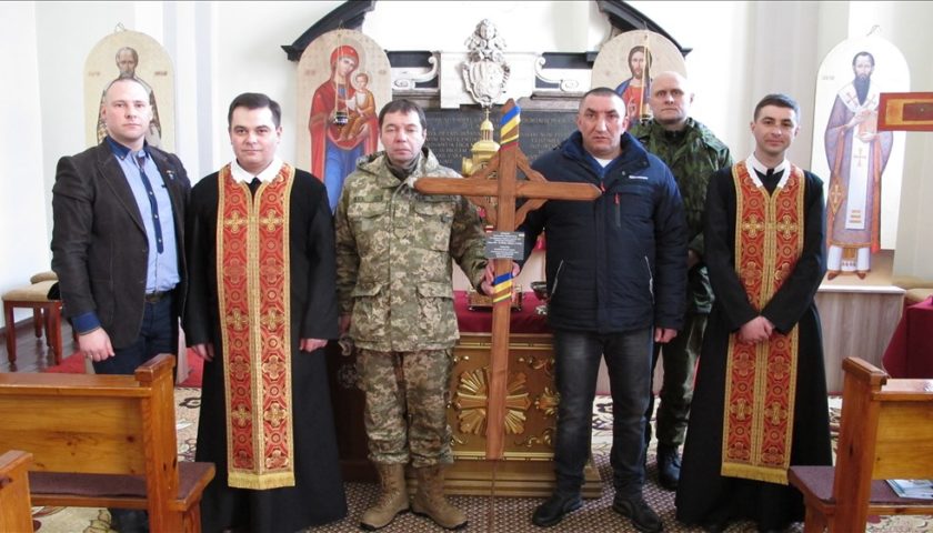 Українські воїни відвідали храм Пресвятої Тройці у Вільнюсі