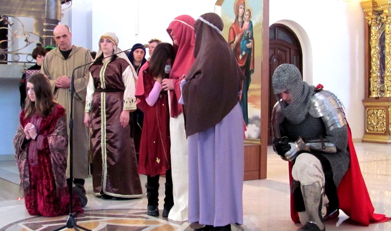 У Самборі відбулась театралізована Хресна дорога