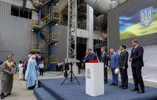 Митрополит Володимир освятив нову лінію заводу “Івано-Франківськцемент”