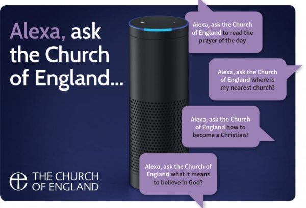 В Англії використовуватимуть голосовий помічник для читання молитов