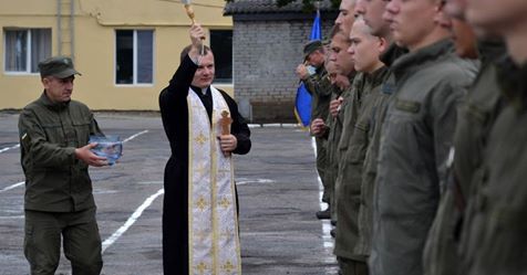 Капелан благословив військових на початок 2-го півріччя 2018 року