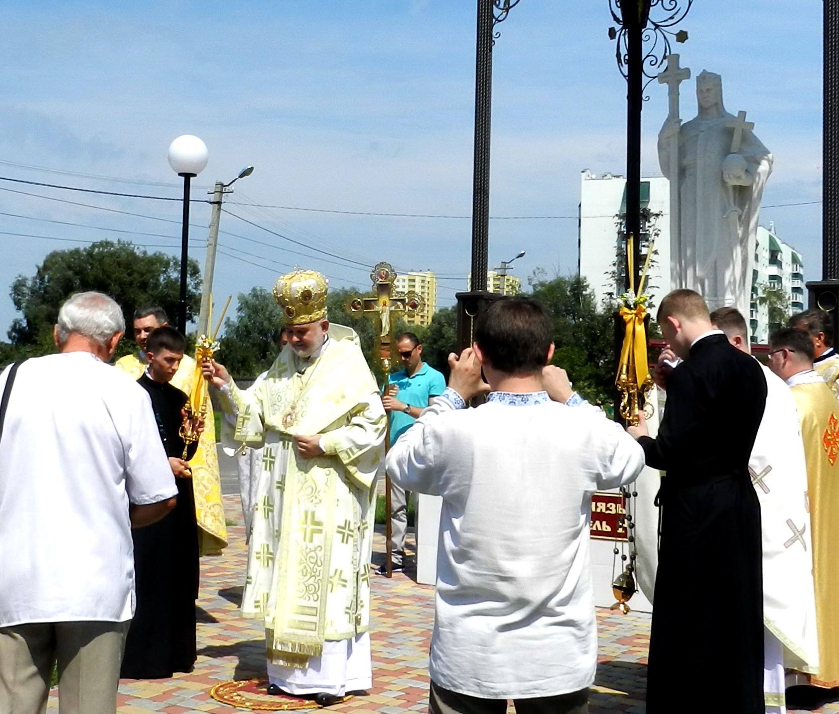 У Борисполі відбувся урочистий подячний молебень з нагоди 1030-річчя Хрещення Київської Русі-України