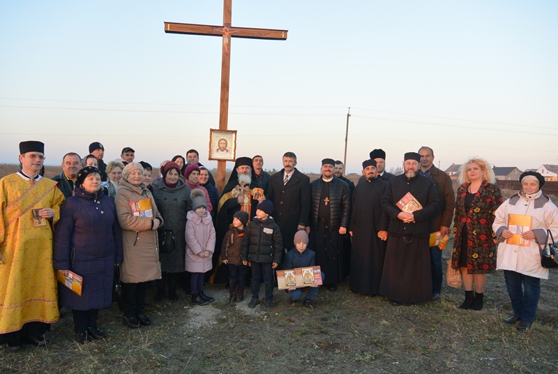 Освячення хреста на місці будівництва нового храму в Турійську