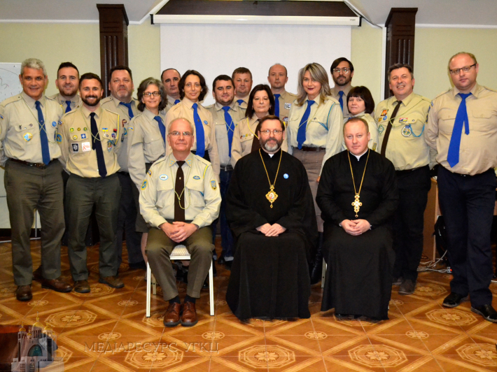 Глава УГКЦ зустрівся з представниками Спілки української молоді з 12 країн світу