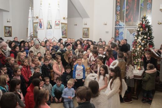 Святкування Свята Миколая-2018: у м. Івано-Франківську діти зустріли свого улюбленого Небесного покровителя