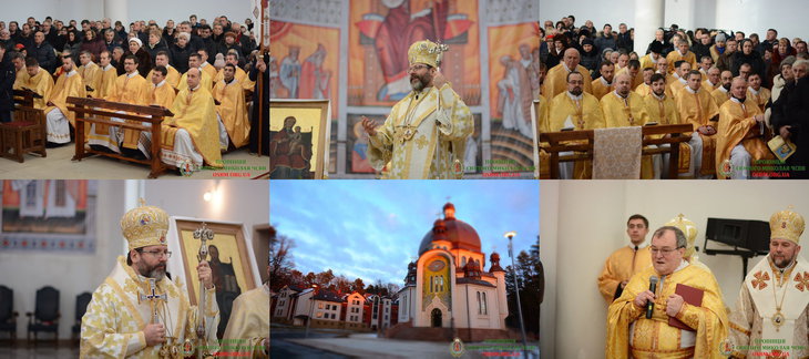 Глава УГКЦ освятив храм у Брюховицькому монастирі св. Йосифа