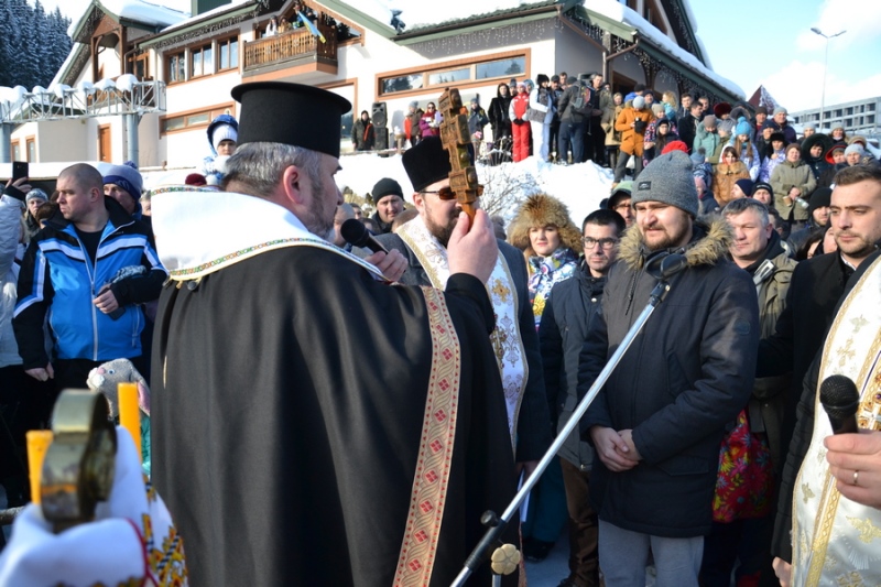 Водохреща в Буковелі