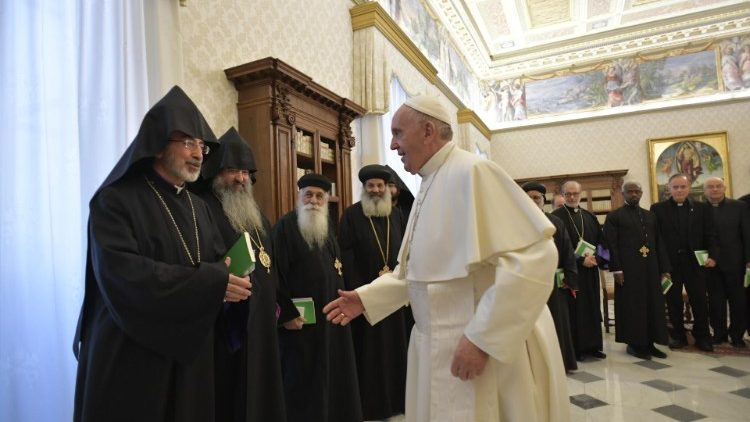 Папа зустрівся з православно-католицькою комісією