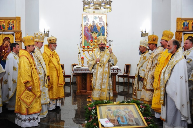 На семінарійний празник до КТДС завітав Блаженніший Патріарх Святослав разом із членами Постійного Синоду Єпископів УГКЦ