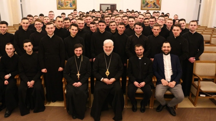 Голова ПМВ поспілкувався з вихованцями Івано-Франківської Семінарії