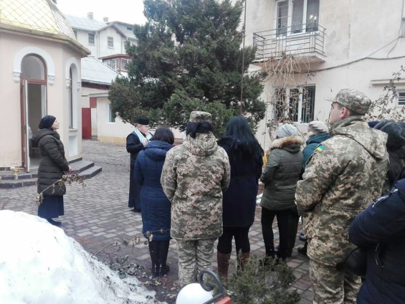 В Івано-Франківському СІЗО молитовно відзначили Стрітення Господнє