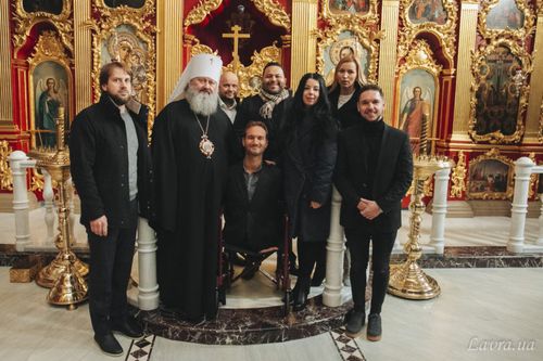 Нік Вуйчич відвідав Києво-Печерську Лавру