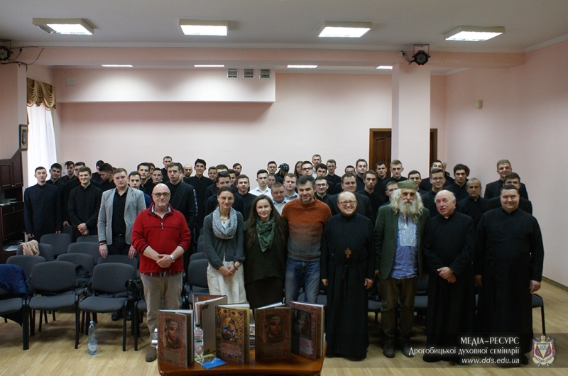 Зустріч семінаристів з іконописцем Левом Скопом
