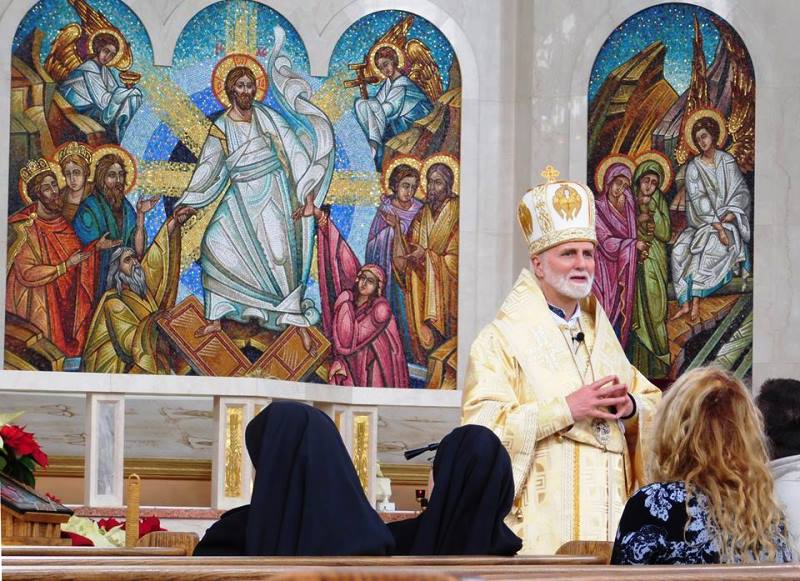 «Там, де я є, я стараюся служити людям докінця», — владика Борис Ґудзяк під час відвідин Філадельфійської архиєпархії (ВІДЕО)