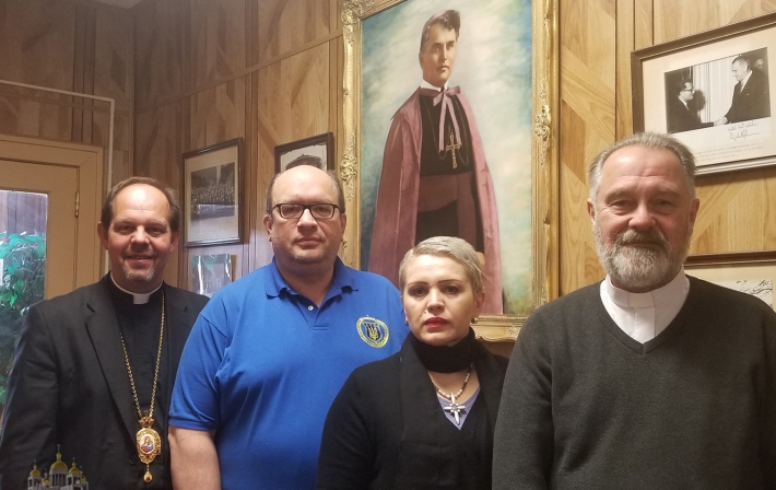 Владика Богдан Данило відвідав Союз українців-католиків Америки «Провидіння»