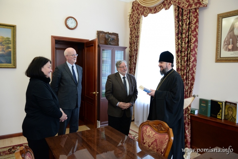 Митрополит Епіфаній зустрівся з делегацією Джорджтаунського університету