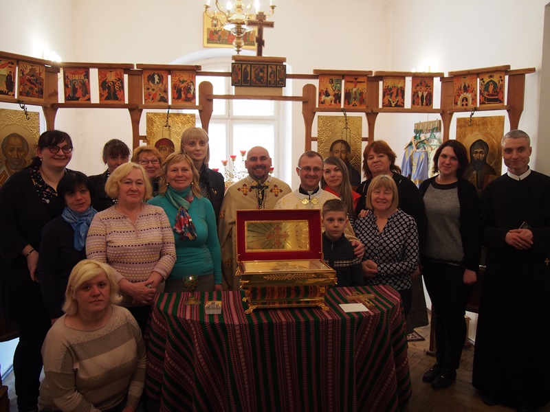 У львівський ліцей  “Просвіта” привезли мощі блж. Миколая Чарнецького