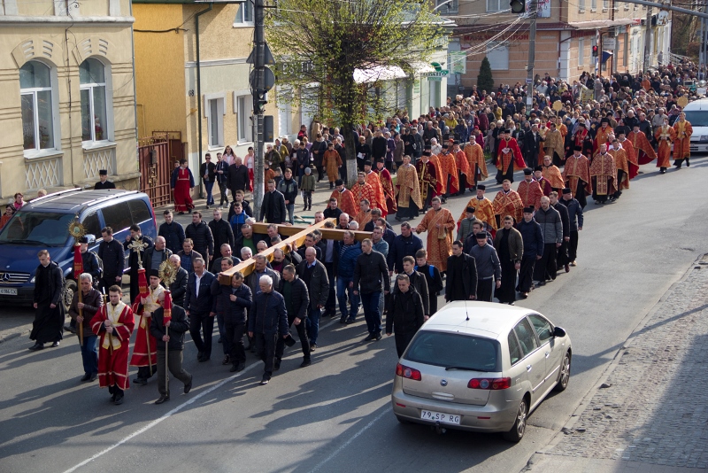 Вулицями міста Стрия пройшла молитовна Хресна хода