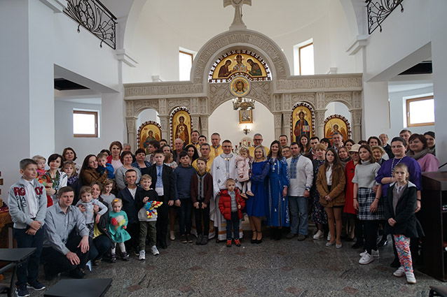 Працівники “львівського крила” Патріаршої курії разом з рідними відзначили Храмовий празник