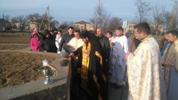 В Одесі закладено наріжний камінь під будівництво храму святих мучеників Макавейських УГКЦ.(ФОТО)