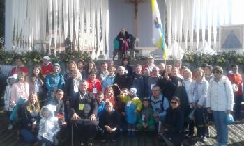Львівські паломники на зустрічі з Папою Франциском у Литві