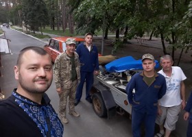 Капелани передали Ірпінському госпіталю подарунок – багатофункціональне ліжко
